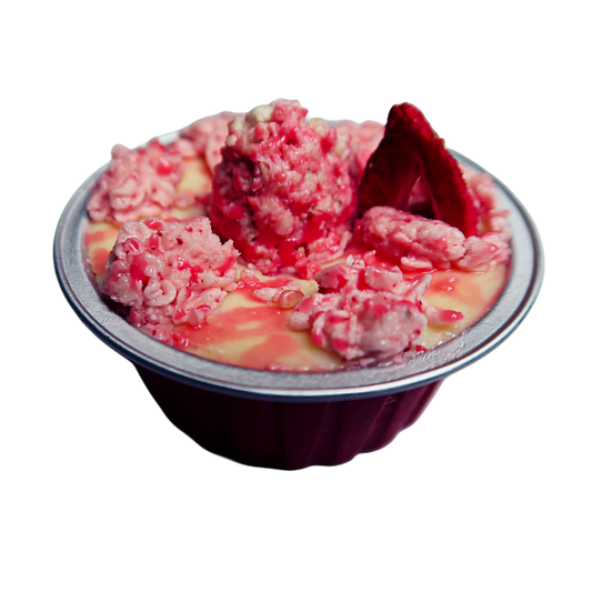 Gourmet Flavors - Strawberry-Swirl Shortcake Cheesecake