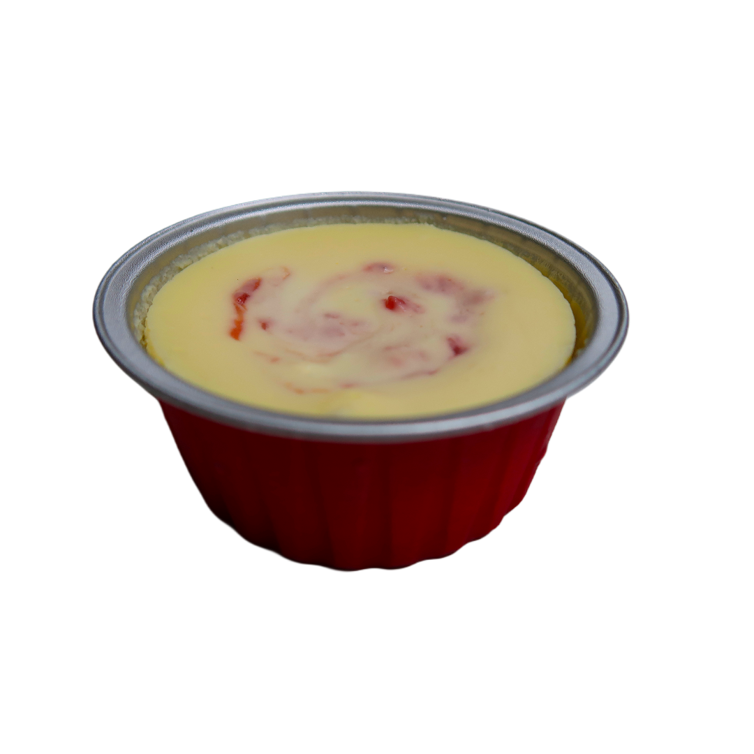 Gourmet Flavors - Strawberry-Swirl Shortcake Cheesecake